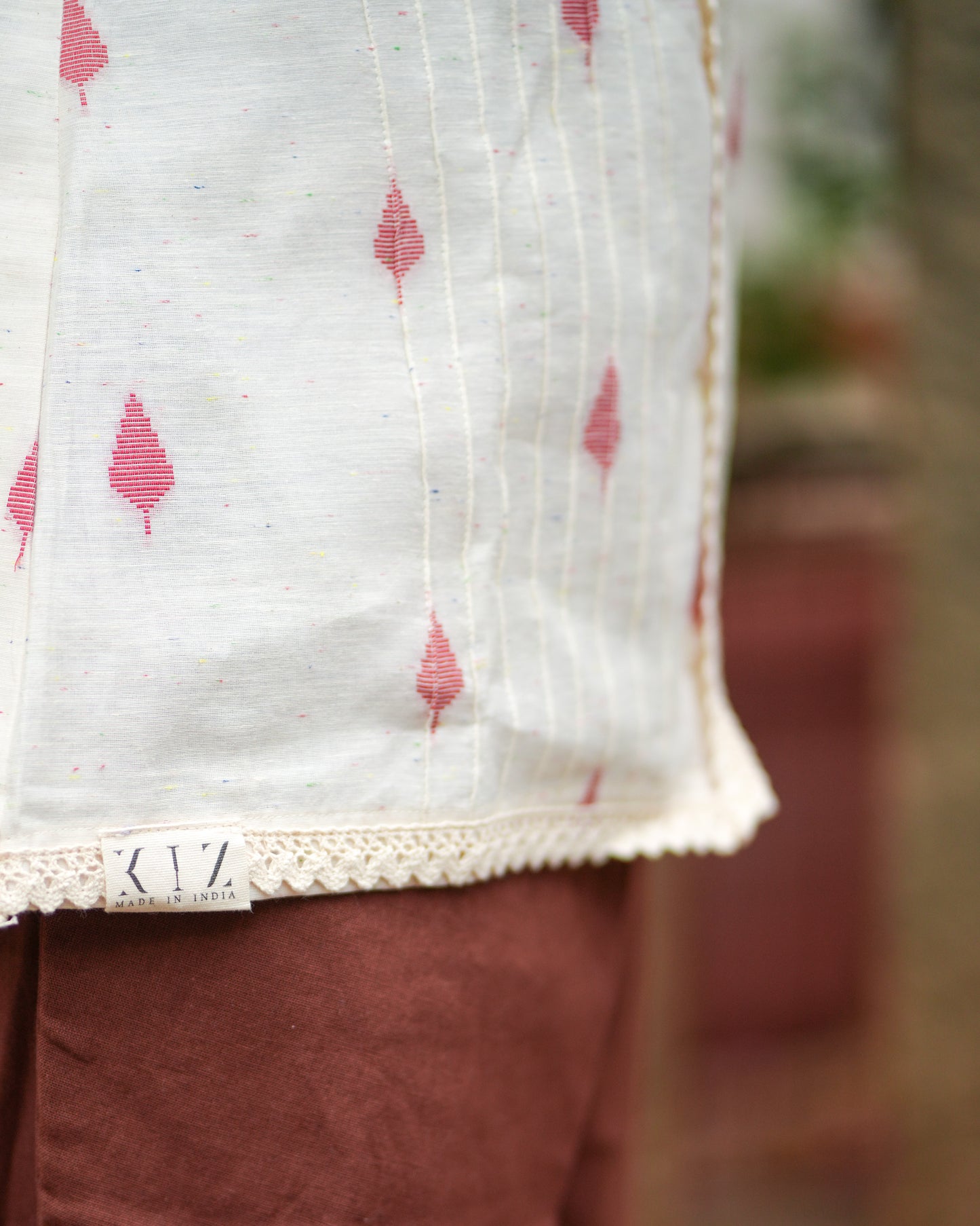 Ivory Infused Multicolour Confetti Flecks Tunic