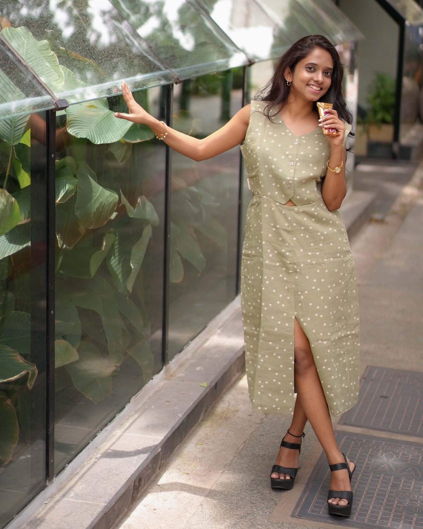 Muslin Cotton Jumps Dress